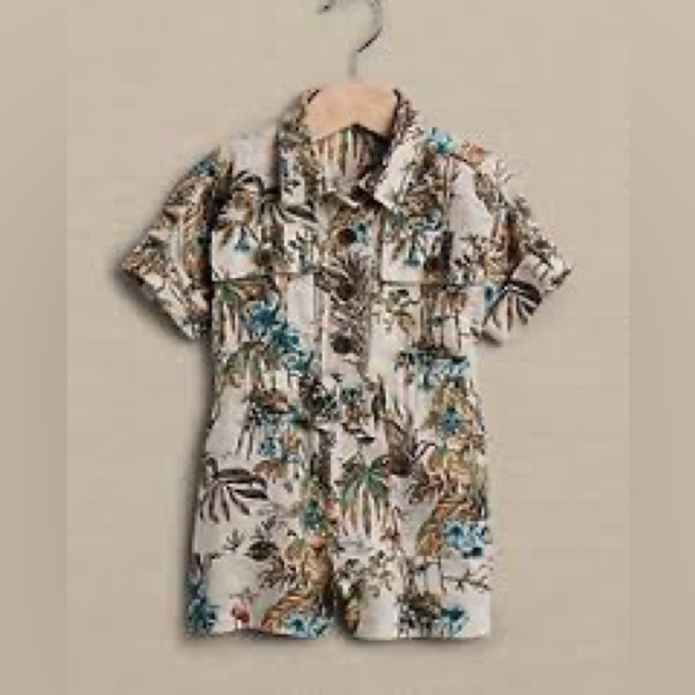 Banana Republic Baby Linen Romper